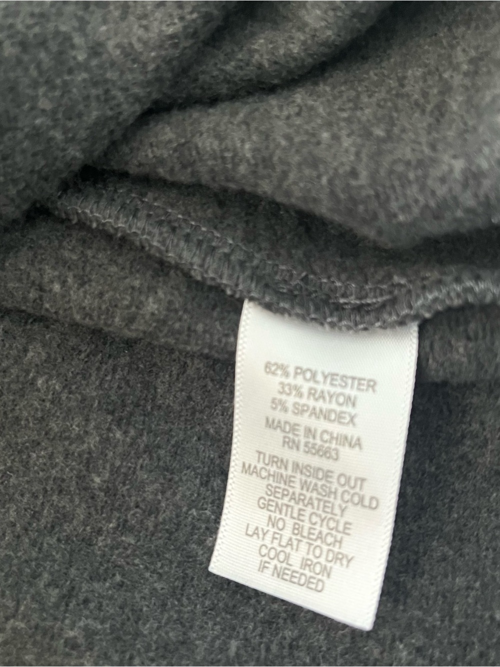 Christian Siriano Swing Jacket Womens 1X Gray Hooded Button Front Knit. Pockets - Picture 6 of 6